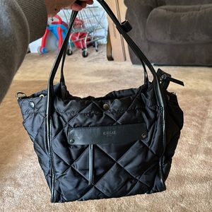 MZ Wallace ~ Black Quilted Small Madison Shopper